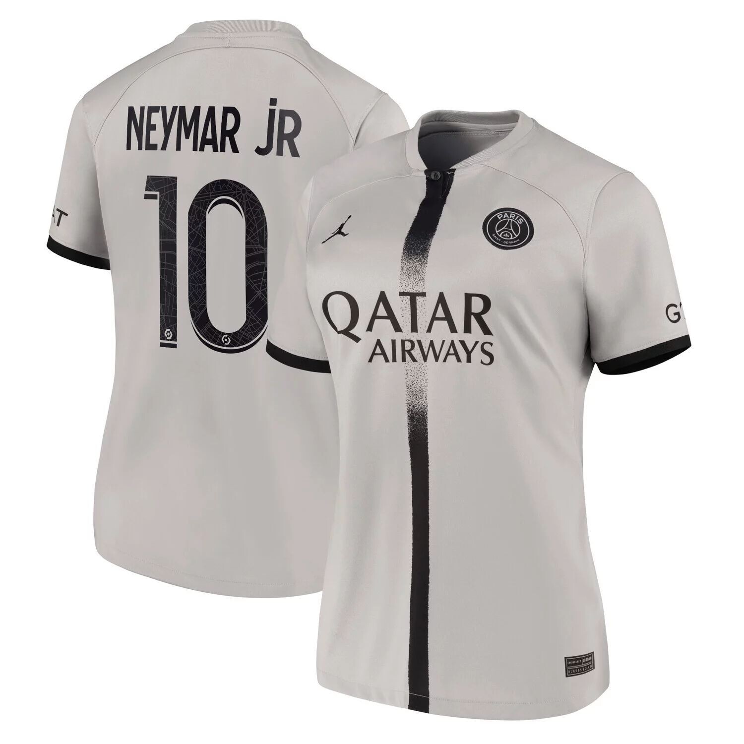 Женская черная футболка Nike Neymar Jr. Paris Saint-Germain 2022/23 на выезде Breathe Stadium Replica Player Player Nike, Черный
Женская черная футболка Nike Neymar Jr. Paris Saint-Germain 2022/23 на выезде Breathe Stadium Replica Player Player Nike, Черный