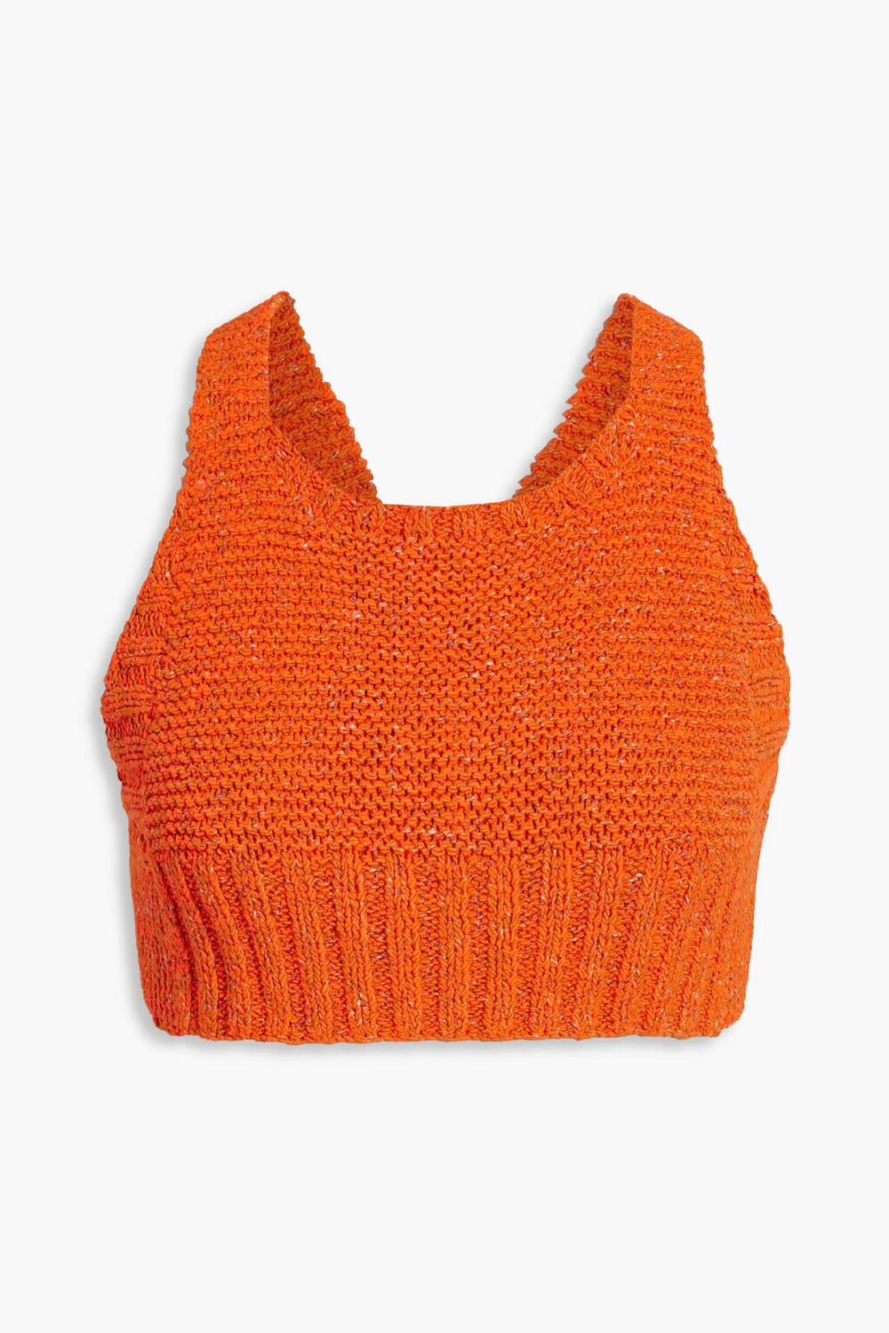 Укороченный топ с открытой спиной из смесового хлопка Helmut Lang, ярко оранжевый
Укороченный топ с открытой спиной из смесового хлопка Helmut Lang, ярко оранжевый