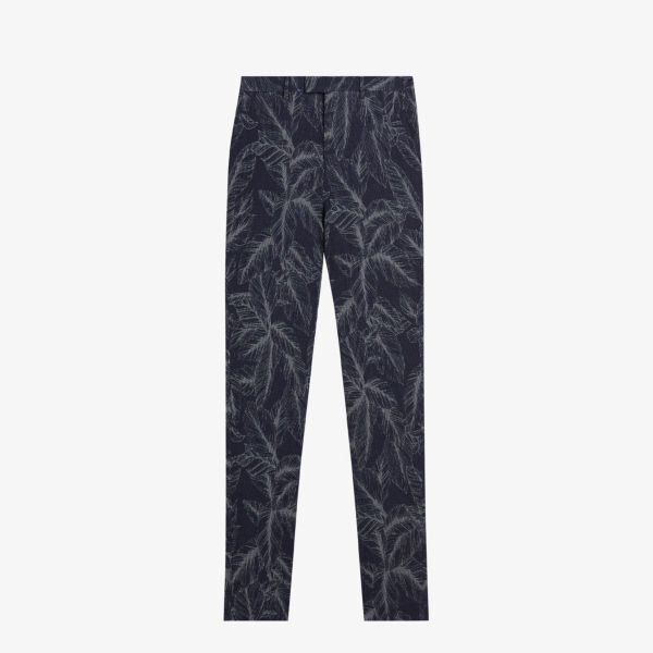 Брюки Postot узкого кроя с графичным принтом из смесового хлопка и льна Ted Baker, темно-синий
Брюки Postot узкого кроя с графичным принтом из смесового хлопка и льна Ted Baker, темно-синий