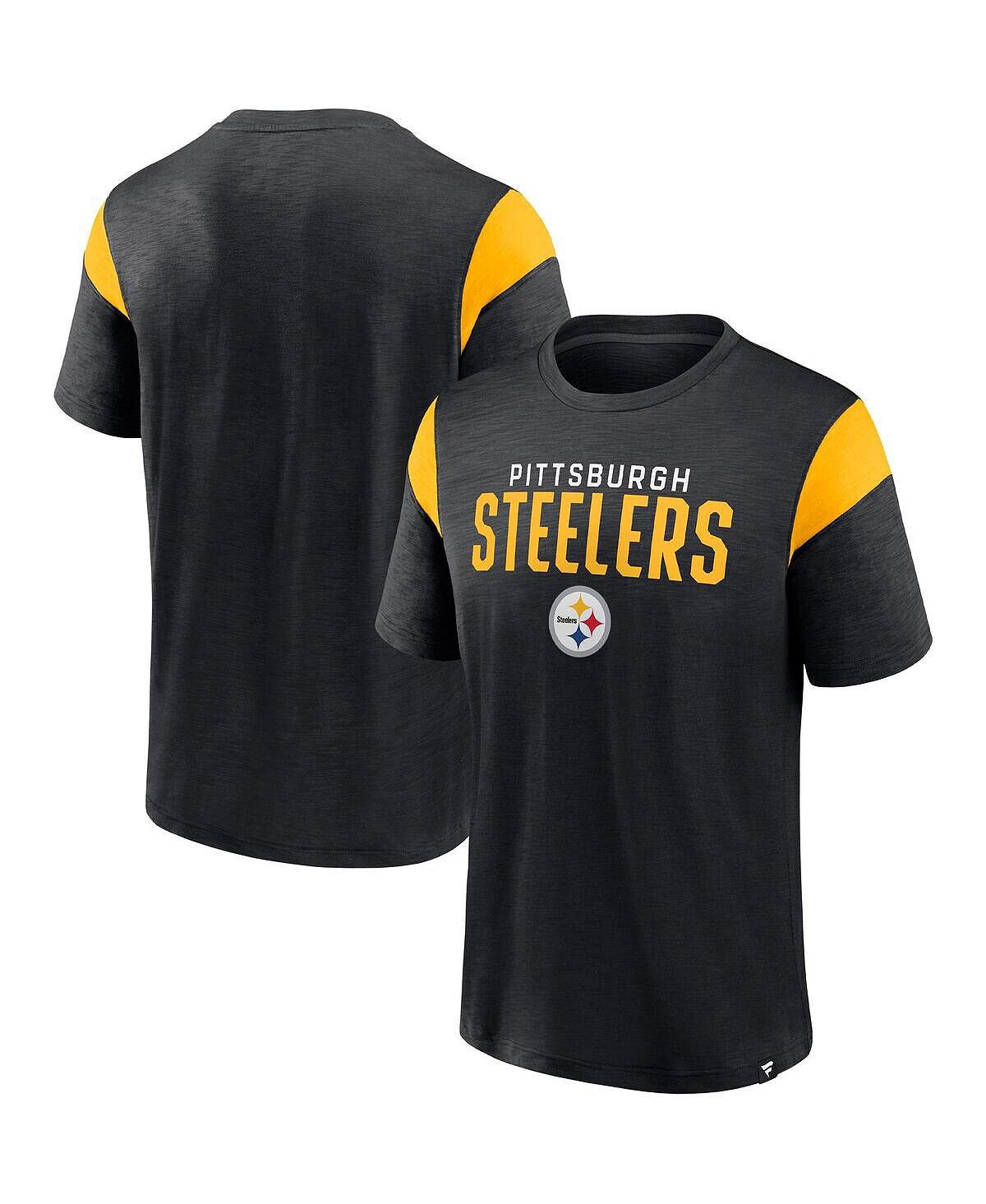 Мужская фирменная черная футболка pittsburgh steelers home stretch team Fanatics, черный
Мужская фирменная черная футболка pittsburgh steelers home stretch team Fanatics, черный