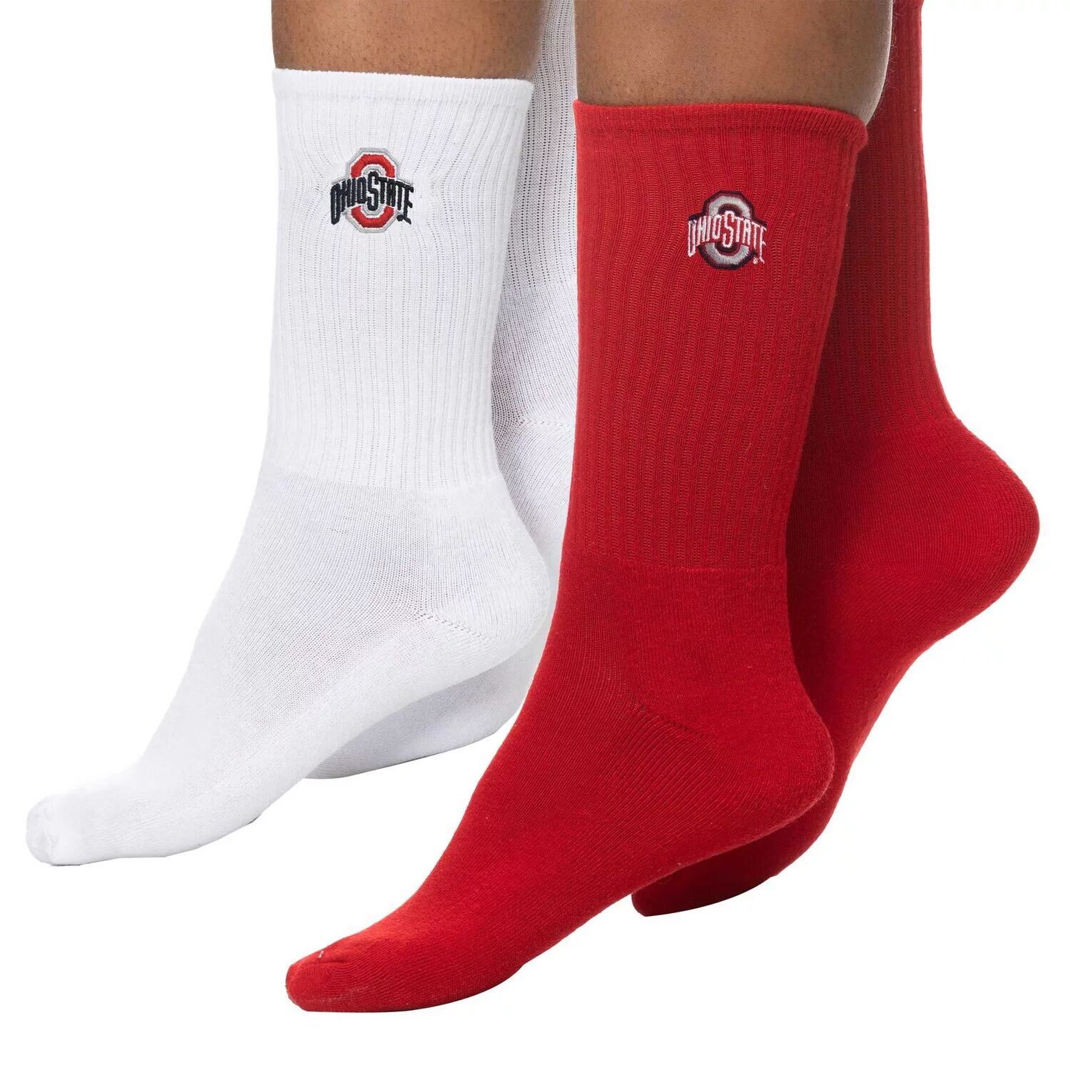 Женские носки ZooZatz Scarlet/White Ohio State Buckeyes, две пары четвертьдлинных носков
Женские носки ZooZatz Scarlet/White Ohio State Buckeyes, две пары четвертьдлинных носков