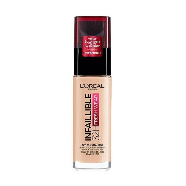 L'Oreal Paris Infallible 32H Fresh Wear Foundation Стойкая тональная основа для лица 020 Слоновая кость 30мл
L'Oreal Paris Infallible 32H Fresh Wear Foundation Стойкая тональная основа для лица 020 Слоновая кость 30мл