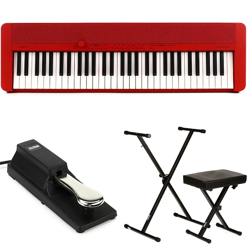 Casio CT-S1 61-клавишная портативная клавиатура Essentials Bundle — красный CTS1RDEssBun
Casio CT-S1 61-клавишная портативная клавиатура Essentials Bundle — красный CTS1RDEssBun