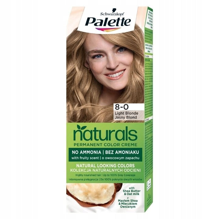 Palette Перманентная краска для волос Naturals Color Creme стойкое окрашивание 8-0 Светло-русый
Palette Перманентная краска для волос Naturals Color Creme стойкое окрашивание 8-0 Светло-русый