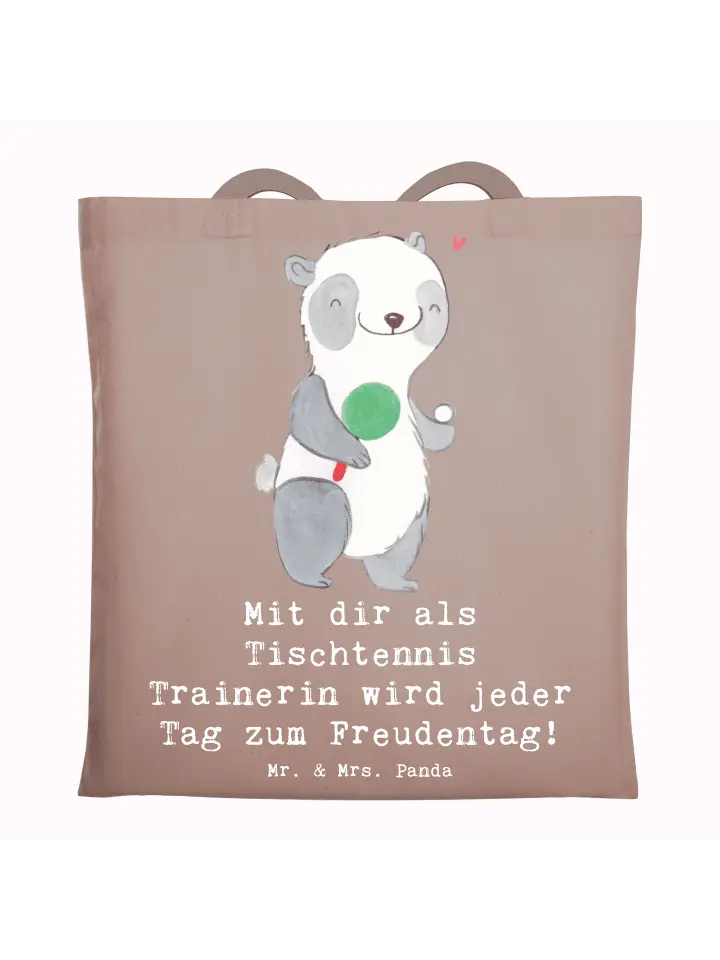 Сумка для переноски Mr & Mrs Panda Tischtennis Trainerin Freudentag mi, пастельно-коричневый
Сумка для переноски Mr & Mrs Panda Tischtennis Trainerin Freudentag mi, пастельно-коричневый