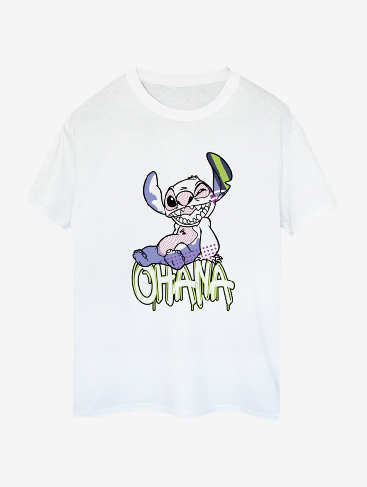 Белая футболка для взрослых NW2 Disney Lilo & Stitch Ohana Graffiti George., белый
Белая футболка для взрослых NW2 Disney Lilo & Stitch Ohana Graffiti George., белый