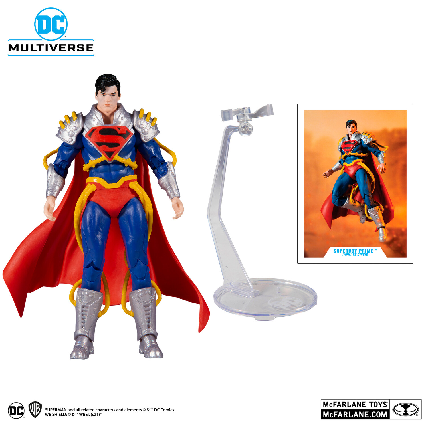 Фигурка McFarlane Toys DC Multiverse 7 Figure Superboy – Prime Infinite Crisis, 18 см
Фигурка McFarlane Toys DC Multiverse 7 Figure Superboy – Prime Infinite Crisis, 18 см