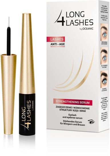 Укрепляющая и утолщающая сыворотка для ресниц и бровей, 4 мл Long 4 Lashes, Anti-Age
Укрепляющая и утолщающая сыворотка для ресниц и бровей, 4 мл Long 4 Lashes, Anti-Age