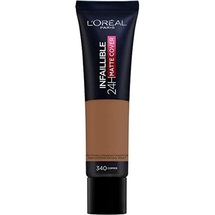 L'Oréal Infallible Primer Matte Cover Foundation 340 Медь 30мл L'Oréal Paris
L'Oréal Infallible Primer Matte Cover Foundation 340 Медь 30мл L'Oréal Paris