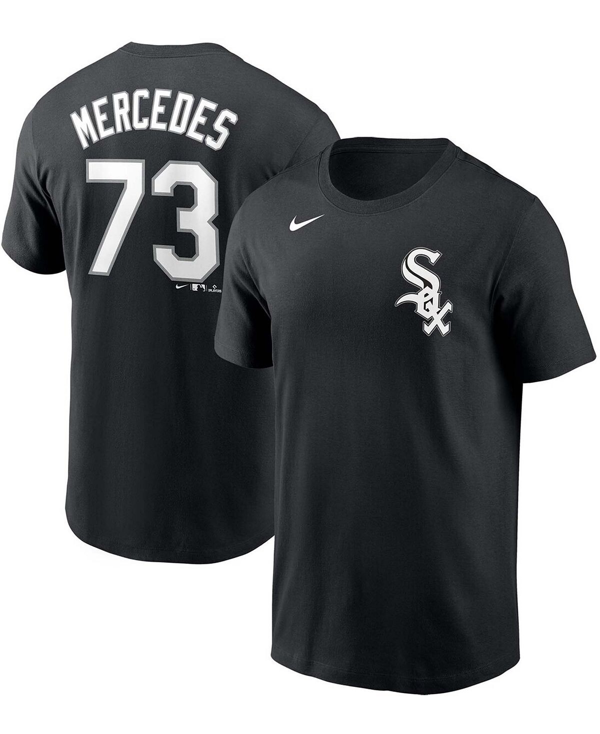 Мужская футболка yermin mercedes black chicago white sox с именем и номером игрока Nike, черный
Мужская футболка yermin mercedes black chicago white sox с именем и номером игрока Nike, черный