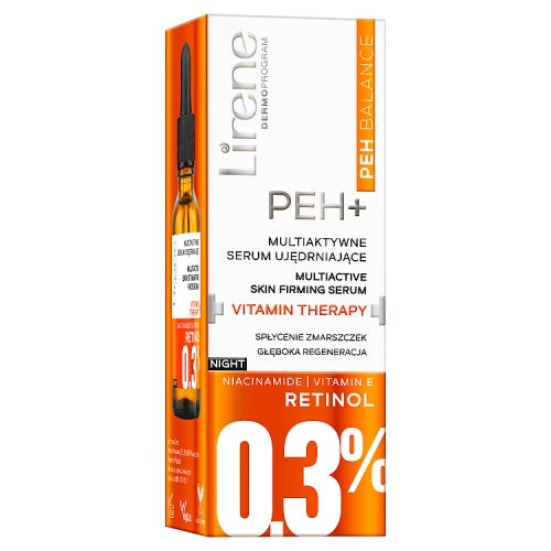 Lirene PEH Balance Multi-Active Vitamin Therapy Ночная укрепляющая сыворотка 30 мл
Lirene PEH Balance Multi-Active Vitamin Therapy Ночная укрепляющая сыворотка 30 мл