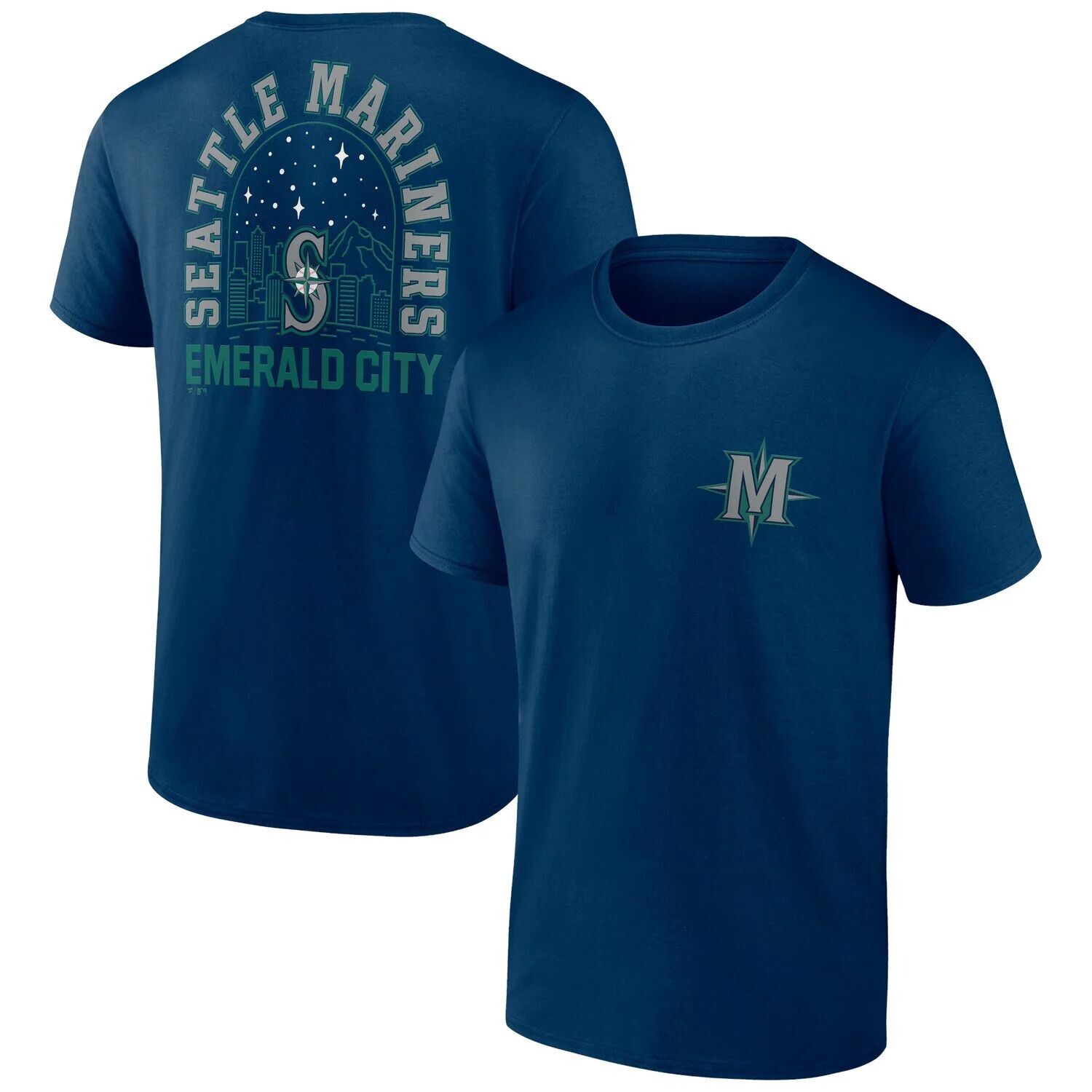 Мужская темно-синяя футболка с логотипом Seattle Mariners Iconic Bring It Fanatics, Синий
Мужская темно-синяя футболка с логотипом Seattle Mariners Iconic Bring It Fanatics, Синий