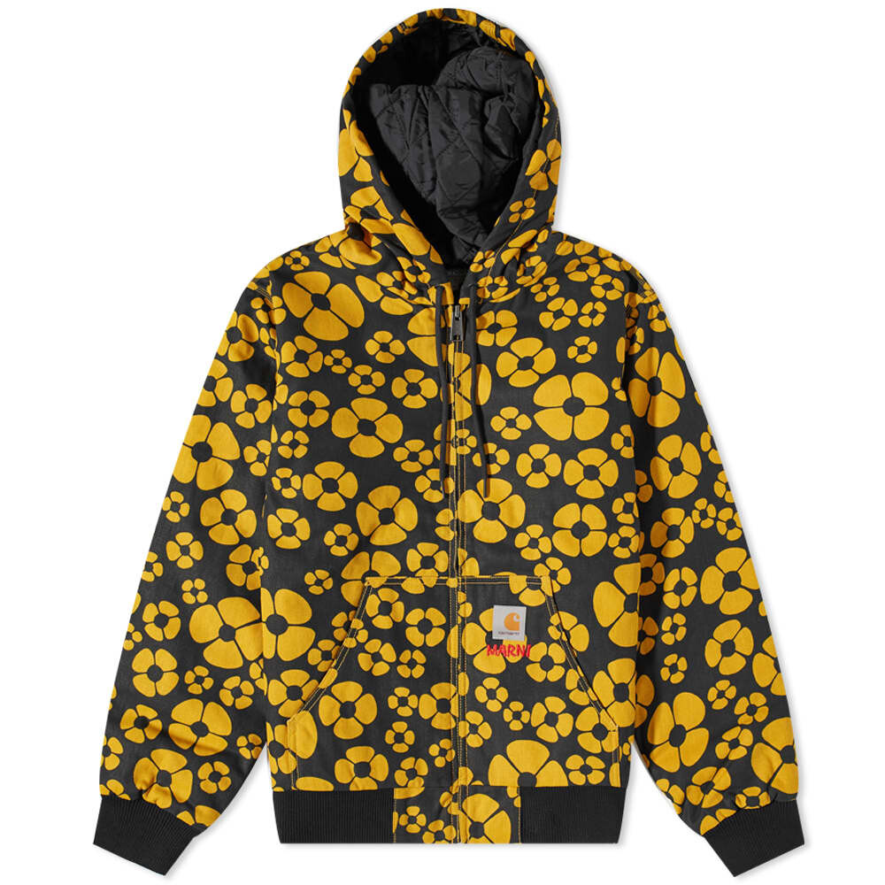 Рабочая куртка с капюшоном и цветочным принтом из коллаборации с Carhartt WIP Marni, Желтый
Рабочая куртка с капюшоном и цветочным принтом из коллаборации с Carhartt WIP Marni, Желтый