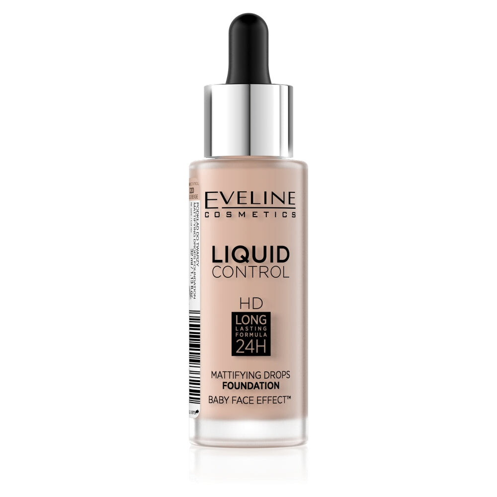 Eveline Cosmetics Основа Liquid Control HD Long Lasting Formula 24H с пипеткой 020 Rose Beige 32 мл
Eveline Cosmetics Основа Liquid Control HD Long Lasting Formula 24H с пипеткой 020 Rose Beige 32 мл