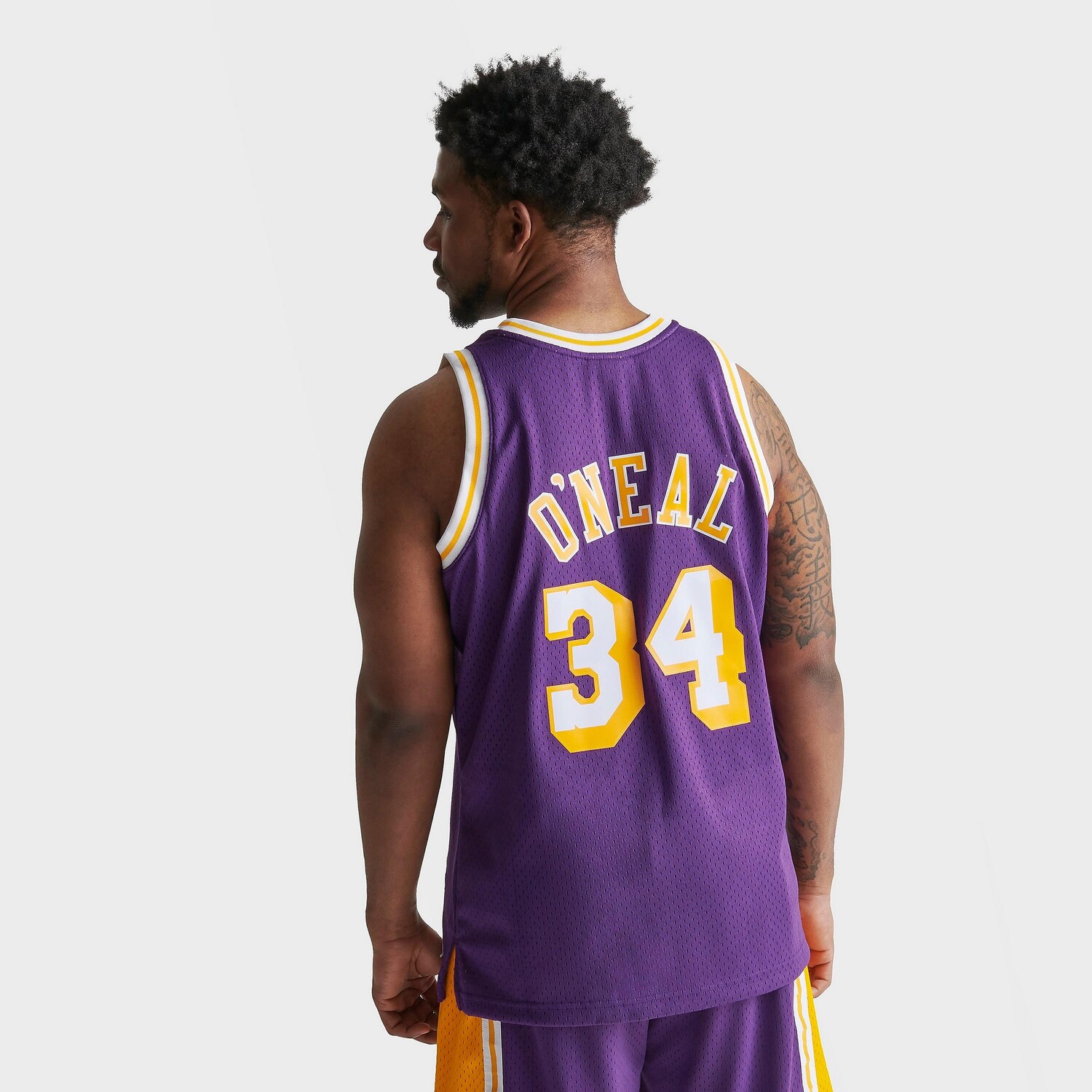 Мужская баскетбольная майка NBA Mitchell & Ness Los Angeles Lakers Shaquille O'Neal 1996-97 Away Swingman, фиолетовый
Мужская баскетбольная майка NBA Mitchell & Ness Los Angeles Lakers Shaquille O'Neal 1996-97 Away Swingman, фиолетовый