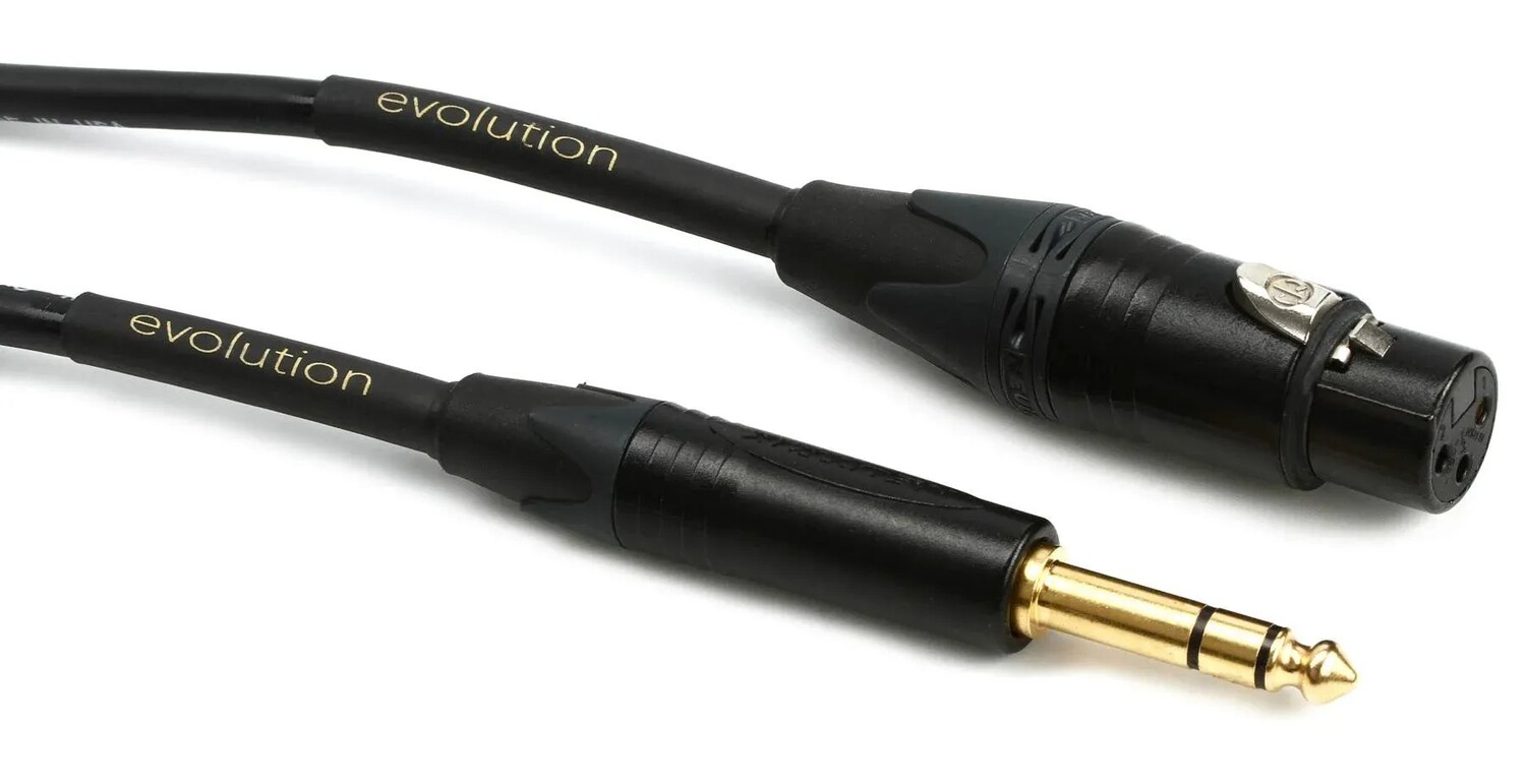 Сбалансированный патч-кабель Pro Co Evolution EVLBPNBQXF-3 Evolution — гнездо XLR к вилке TRS — 3 фута
Сбалансированный патч-кабель Pro Co Evolution EVLBPNBQXF-3 Evolution — гнездо XLR к вилке TRS — 3 фута