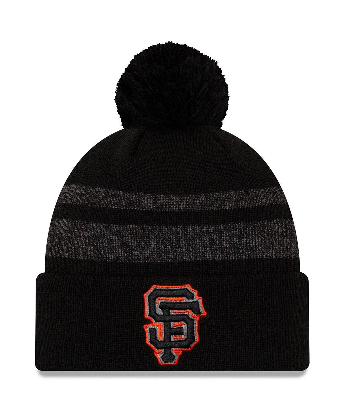 Мужская черная вязаная шапка San Francisco Giants Dispatch с манжетами и помпоном New Era
Мужская черная вязаная шапка San Francisco Giants Dispatch с манжетами и помпоном New Era