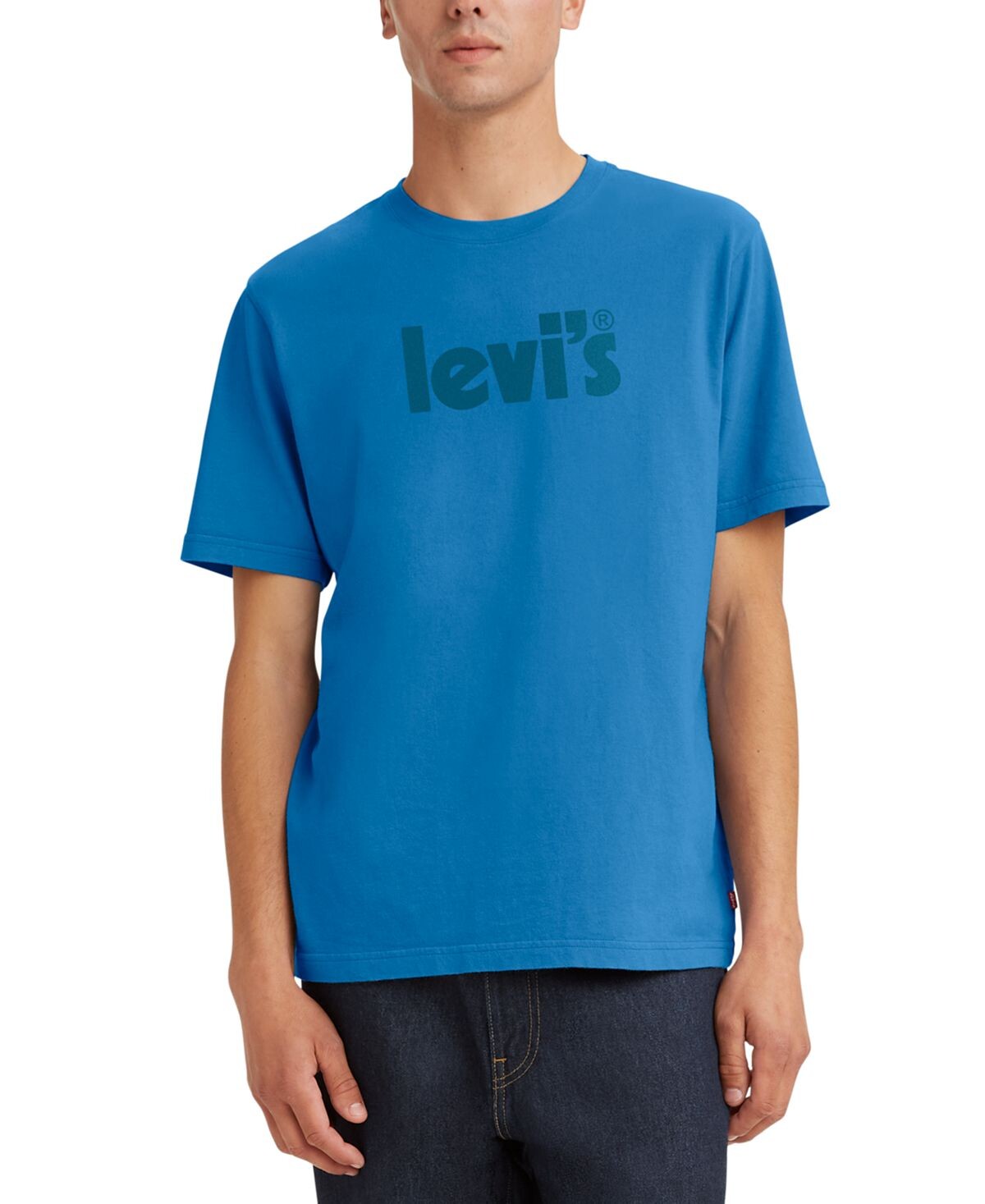 Мужская футболка свободного кроя с круглым вырезом и плакатом с логотипом Levi's, мульти
Мужская футболка свободного кроя с круглым вырезом и плакатом с логотипом Levi's, мульти