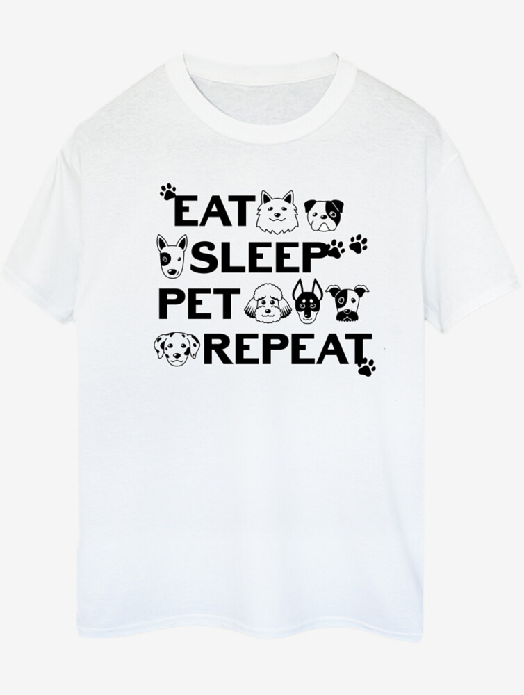 Белая футболка с принтом для взрослых NW2 Pets Eat Sleep Repeat для взрослых George., белый
Белая футболка с принтом для взрослых NW2 Pets Eat Sleep Repeat для взрослых George., белый