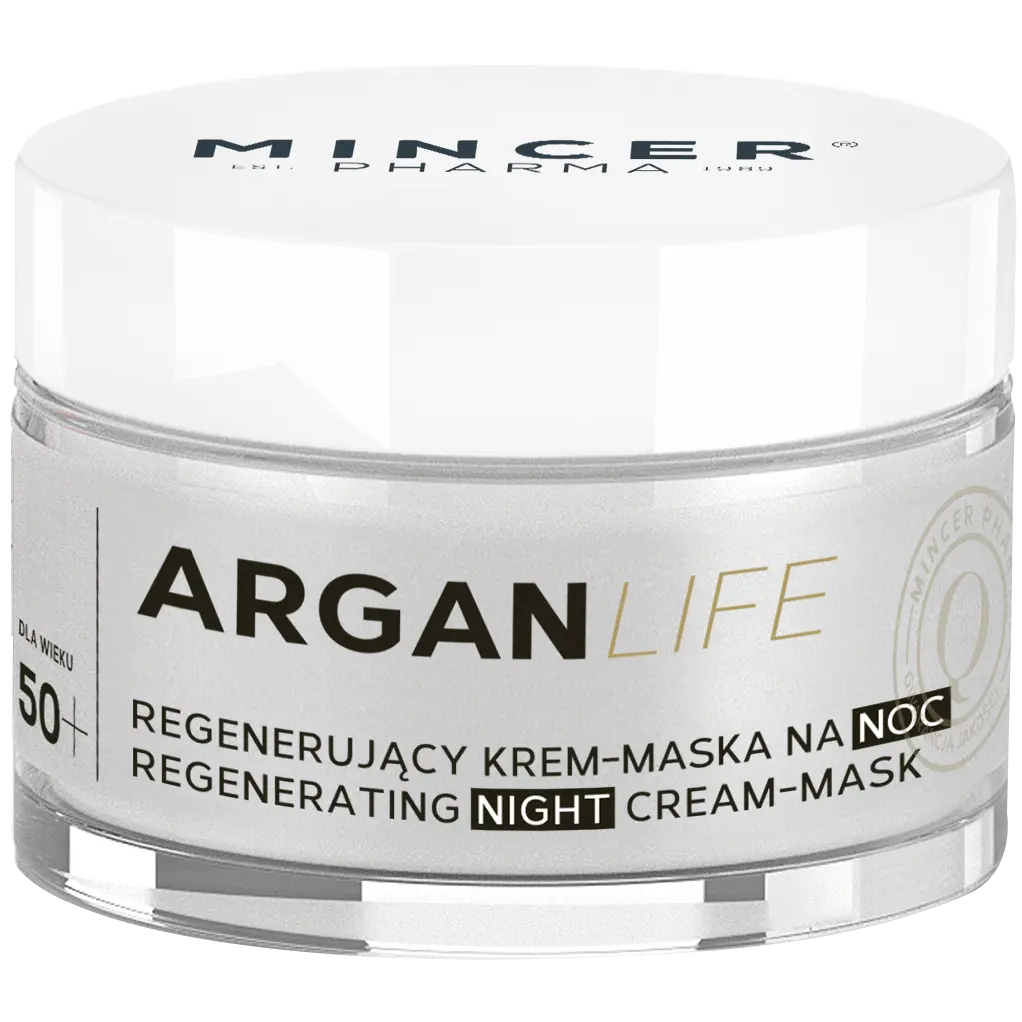 Mincer Pharma Arganlife регенерирующая крем-маска для лица 50+ на ночь, 50 мл
Mincer Pharma Arganlife регенерирующая крем-маска для лица 50+ на ночь, 50 мл
