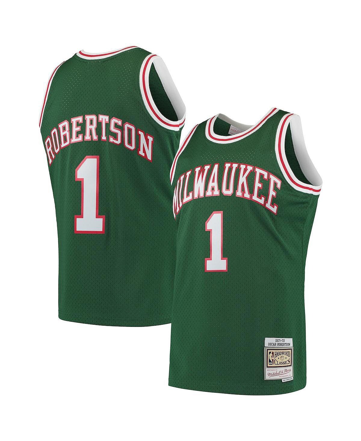 Мужская футболка oscar robertson green milwaukee bucks hardwood classics 1971-72 swingman jersey Mitchell & Ness, зеленый
Мужская футболка oscar robertson green milwaukee bucks hardwood classics 1971-72 swingman jersey Mitchell & Ness, зеленый
