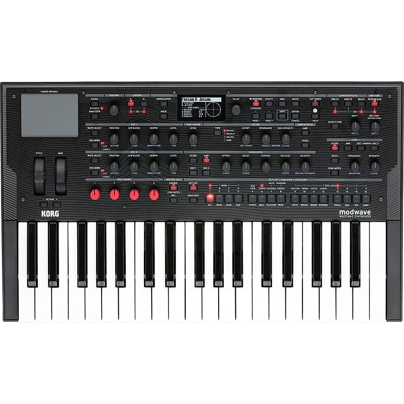 Korg Modwave Wavetable Synthesizer с Kaoss Physics и Motion Sequencing 2.0 Modwave Wavetable Synthesizer With Kaoss Physics And Motion Sequencing 2.0
Korg Modwave Wavetable Synthesizer с Kaoss Physics и Motion Sequencing 2.0 Modwave Wavetable Synthesizer With Kaoss Physics And Motion Sequencing 2.0
