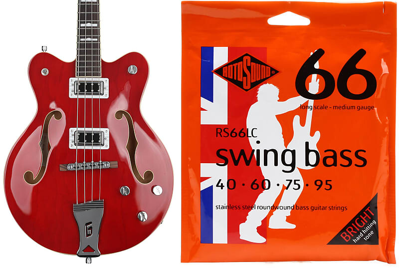 Бас-гитара Gretsch G5442BDC - Прозрачный красный комплект с Rotosound RS66LC Swing Bass 66 Струны для бас-гитары с круглой обмоткой из нержавеющей стали - 4-струнная мензура средней длины .040-.095
Бас-гитара Gretsch G5442BDC - Прозрачный красный комплект с Rotosound RS66LC Swing Bass 66 Струны для бас-гитары с круглой обмоткой из нержавеющей стали - 4-струнная мензура средней длины .040-.095