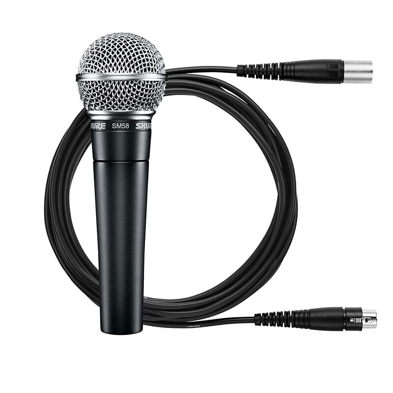 Динамический вокальный микрофон Shure SM58 Handheld Cardioid Dynamic Microphone
Динамический вокальный микрофон Shure SM58 Handheld Cardioid Dynamic Microphone