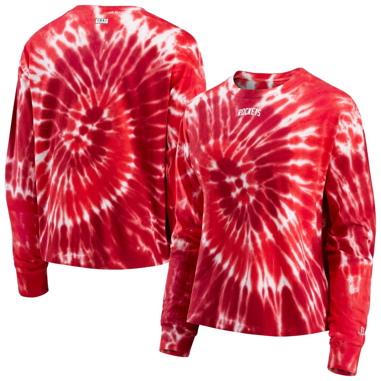 Женская WEAR by Erin Andrews Красная футболка с длинными рукавами и принтом тай-дай Houston Rockets
Женская WEAR by Erin Andrews Красная футболка с длинными рукавами и принтом тай-дай Houston Rockets