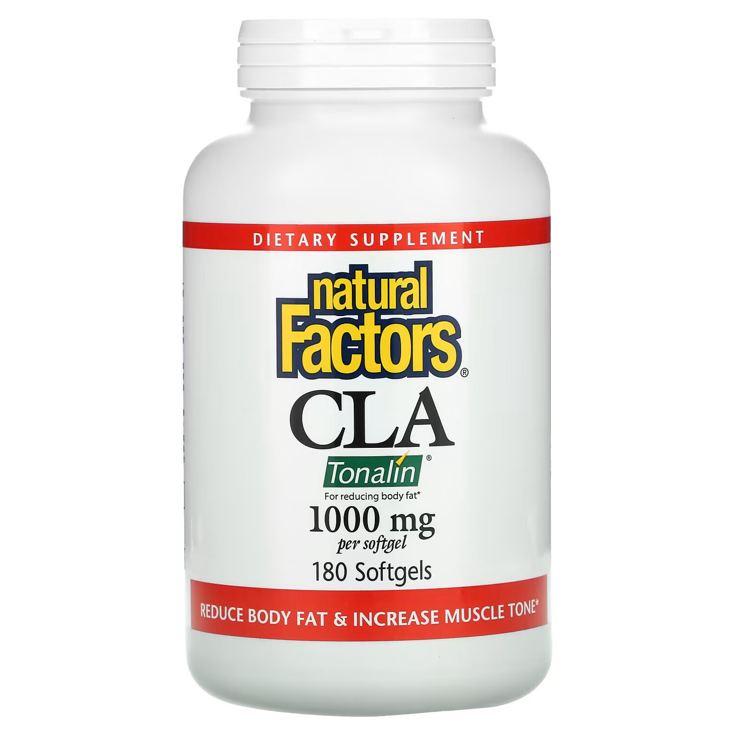Natural Factors, CLA, смесь конъюгированной линолевой кислоты, 1000 мг, 180 мягких таблеток
Natural Factors, CLA, смесь конъюгированной линолевой кислоты, 1000 мг, 180 мягких таблеток