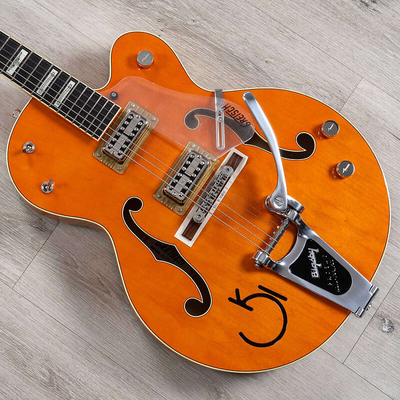 Гитара Gretsch G6120RHH Reverend Horton Heat Signature с полым корпусом, оранжевое пятно 2401217822
Гитара Gretsch G6120RHH Reverend Horton Heat Signature с полым корпусом, оранжевое пятно 2401217822