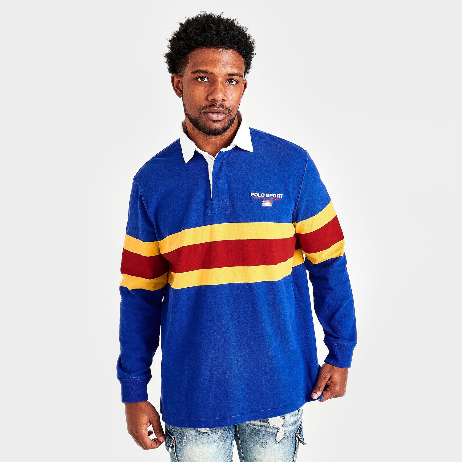Мужская рубашка Polo Ralph Lauren Polo Sport с длинными рукавами в стиле регби, синий
Мужская рубашка Polo Ralph Lauren Polo Sport с длинными рукавами в стиле регби, синий