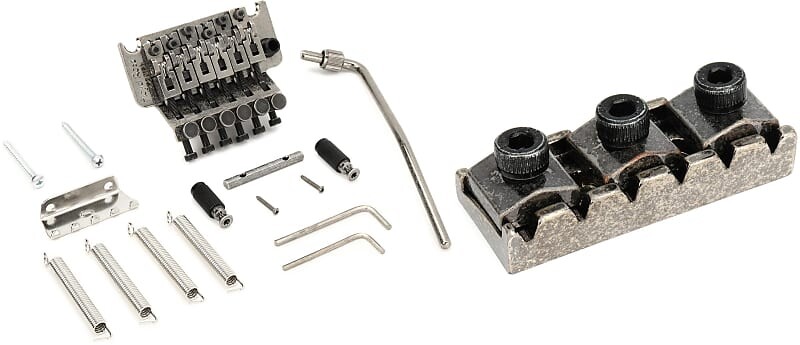 Floyd Rose FRTS2000R Special Relic Tremolo System — черный комплект с Floyd Rose FR1NR2BR 1000 Series / Special R2 Стопорная гайка — ширина 41,3 мм Relic Black FRTS2000R=1 FR1NR2BR=1
Floyd Rose FRTS2000R Special Relic Tremolo System — черный комплект с Floyd Rose FR1NR2BR 1000 Series / Special R2 Стопорная гайка — ширина 41,3 мм Relic Black FRTS2000R=1 FR1NR2BR=1