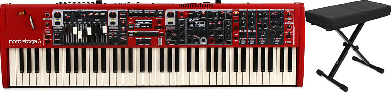 Комплект компактной 73-клавишной клавиатуры Nord Stage 3 с каркасами Gator GFW-KEY-BNCH-1 Standard Black Keyboard Bench Nord + Gator Frameworks AMS-NSTAGE3-COMPACT=1 GFW-KEY-BNCH-1=1
Комплект компактной 73-клавишной клавиатуры Nord Stage 3 с каркасами Gator GFW-KEY-BNCH-1 Standard Black Keyboard Bench Nord + Gator Frameworks AMS-NSTAGE3-COMPACT=1 GFW-KEY-BNCH-1=1