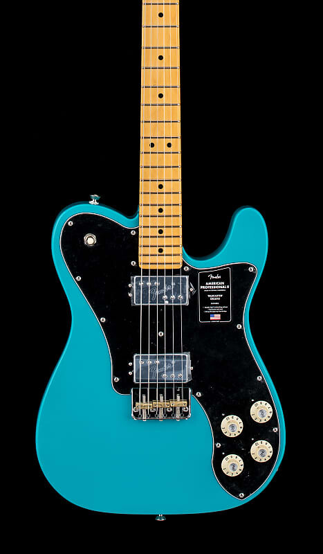 Fender American Professional II Telecaster Deluxe — синий Майами #76287
Fender American Professional II Telecaster Deluxe — синий Майами #76287