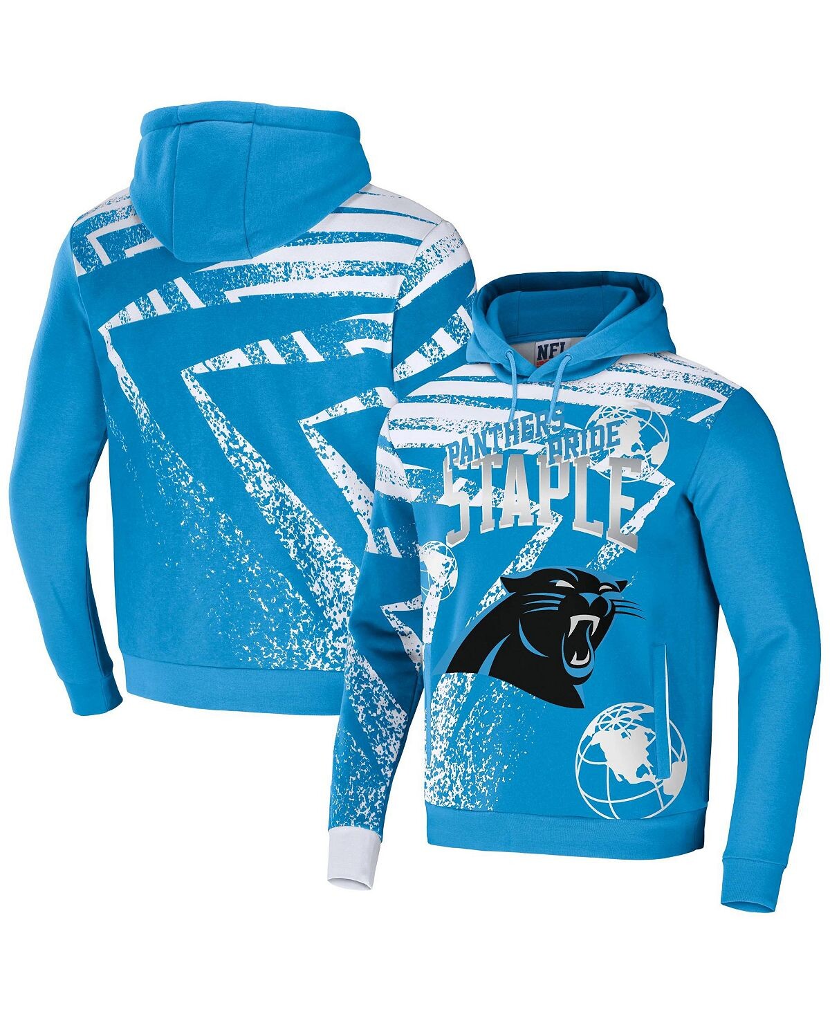 Мужская толстовка с капюшоном nfl x staple blue carolina panthers team slogan с принтом по всей поверхности NFL Properties, синий
Мужская толстовка с капюшоном nfl x staple blue carolina panthers team slogan с принтом по всей поверхности NFL Properties, синий