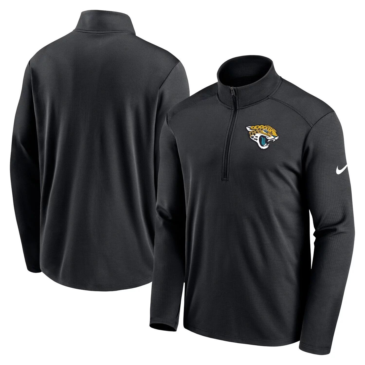 Мужская черная куртка с молнией до половины длины и логотипом Jacksonville Jaguars Pacer Performance Nike
Мужская черная куртка с молнией до половины длины и логотипом Jacksonville Jaguars Pacer Performance Nike