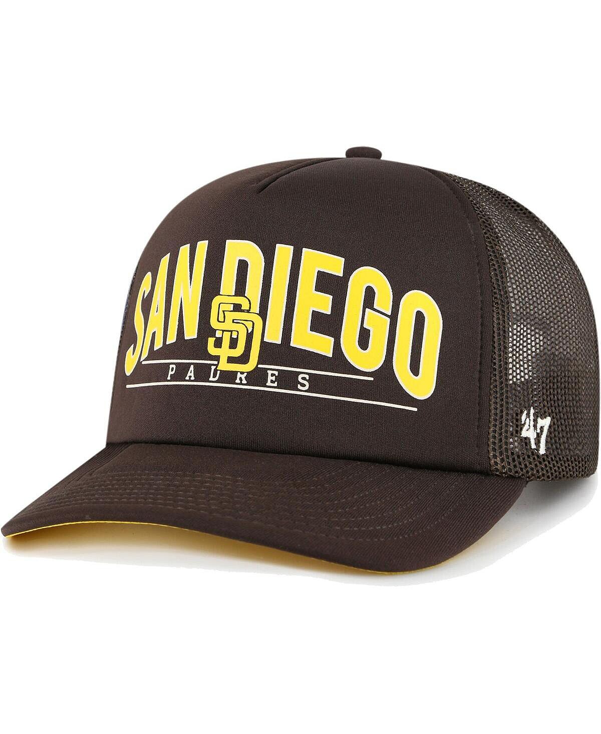 Мужская коричневая кепка San Diego Padres Backhaul Foam Trucker Snapback '47 Brand
Мужская коричневая кепка San Diego Padres Backhaul Foam Trucker Snapback '47 Brand