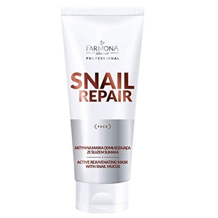 Активная омолаживающая маска Snail Repair со слизью улитки 200г, Farmona Professional
Активная омолаживающая маска Snail Repair со слизью улитки 200г, Farmona Professional