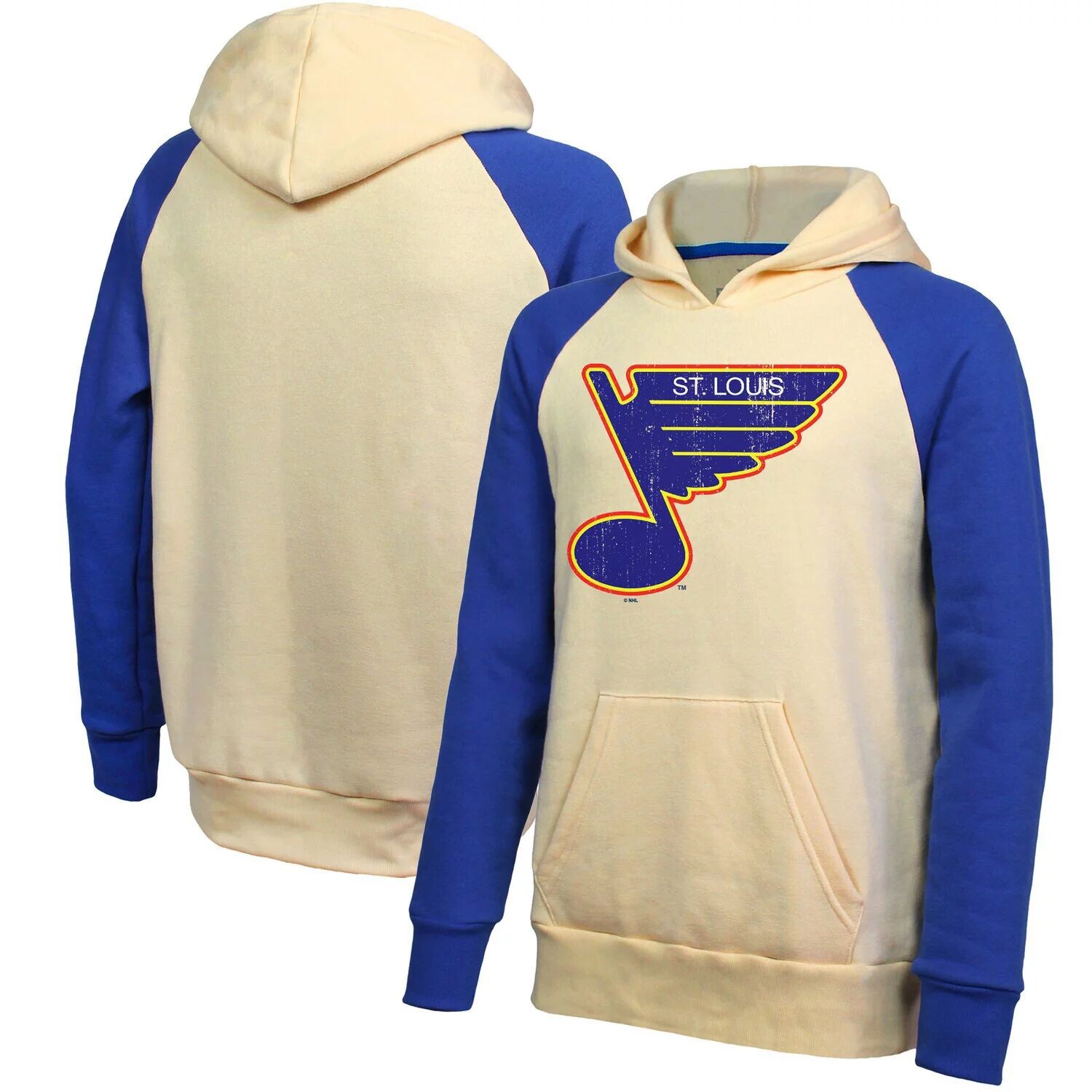 Мужской пуловер реглан с капюшоном Majestic Threads Oatmeal/Blue St. Louis Blues Logo
Мужской пуловер реглан с капюшоном Majestic Threads Oatmeal/Blue St. Louis Blues Logo