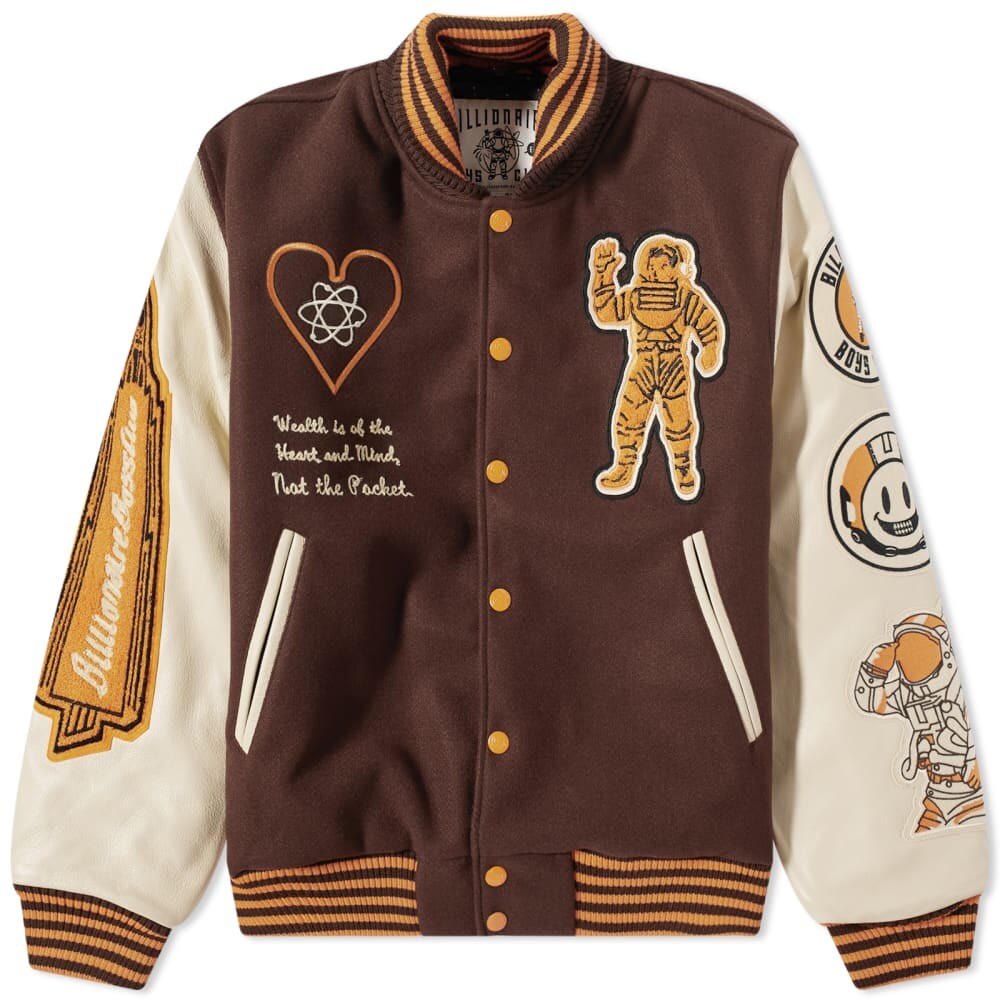 Университетская куртка Galaxy с кожаными рукавами Billionaire Boys Club, коричневый
Университетская куртка Galaxy с кожаными рукавами Billionaire Boys Club, коричневый