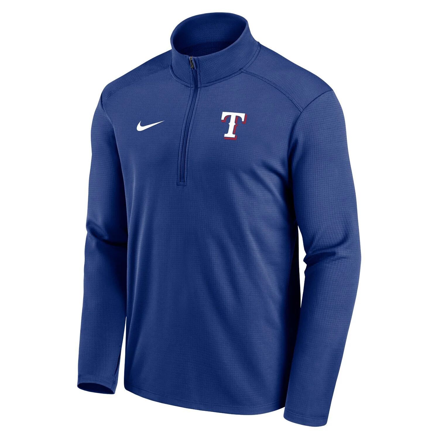 Мужская футболка с молнией до половины размера Royal Texas Rangers Agility Pacer Performance Nike
Мужская футболка с молнией до половины размера Royal Texas Rangers Agility Pacer Performance Nike