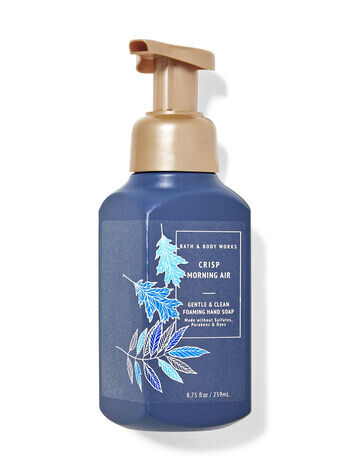 Нежное пенящееся мыло для рук Crisp Morning Air, 8.75 fl oz / 259 mL, Bath and Body Works
Нежное пенящееся мыло для рук Crisp Morning Air, 8.75 fl oz / 259 mL, Bath and Body Works