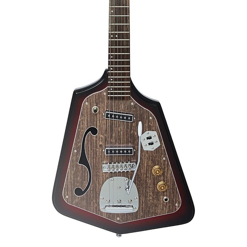 Электрогитара Eastwood Guitars California Rebel - Redburst - Vintage 1960's Domino -inspired electric guitar - NEW!
Электрогитара Eastwood Guitars California Rebel - Redburst - Vintage 1960's Domino -inspired electric guitar - NEW!