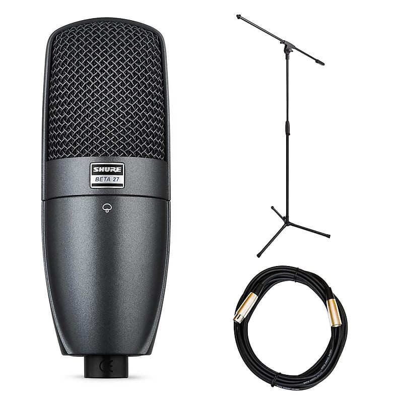Микрофон Shure Beta 27 Condenser Microphone Bundle with Stand & XLR Cable
Микрофон Shure Beta 27 Condenser Microphone Bundle with Stand & XLR Cable