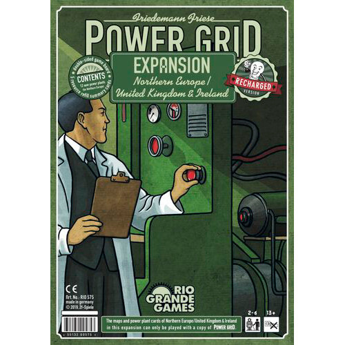 Настольная игра Rio Grande Games Power Grid Recharged: Northern Europe / UK & Ireland Expansion
Настольная игра Rio Grande Games Power Grid Recharged: Northern Europe / UK & Ireland Expansion