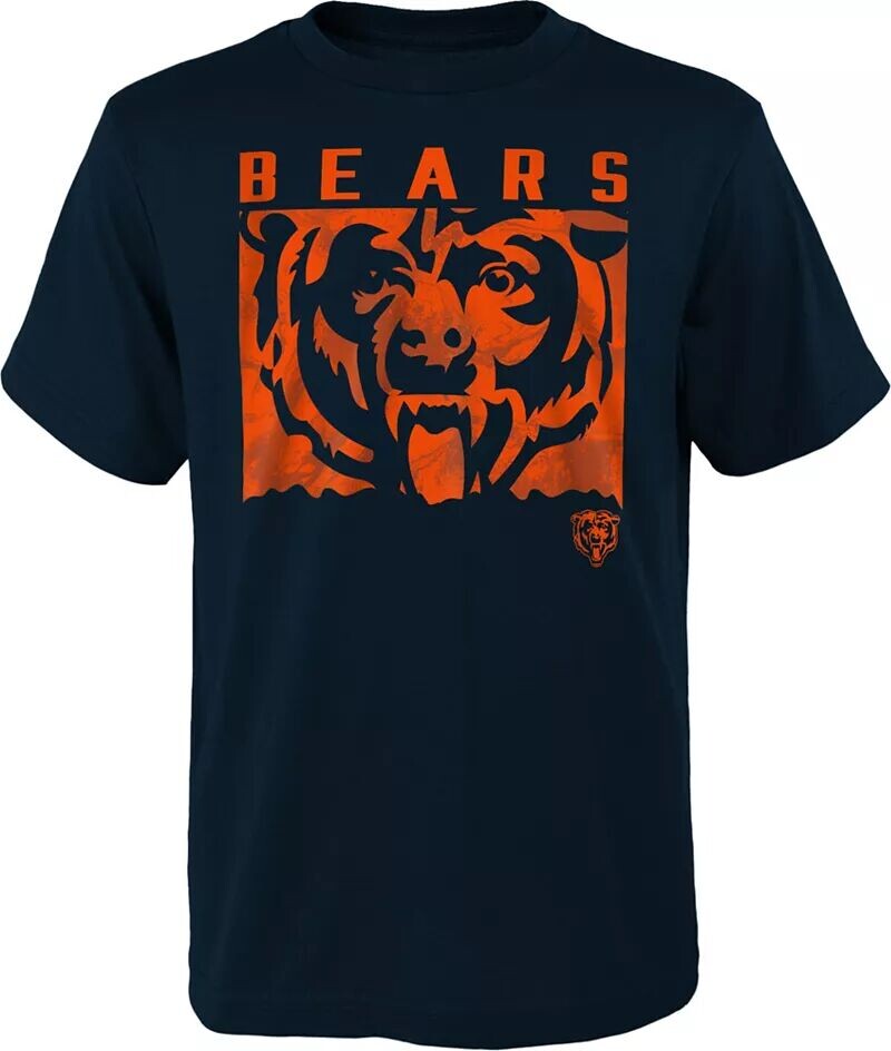 Nfl Team Apparel Молодежная футболка Chicago Bears с жидким камуфляжем, темно-синяя футболка
Nfl Team Apparel Молодежная футболка Chicago Bears с жидким камуфляжем, темно-синяя футболка