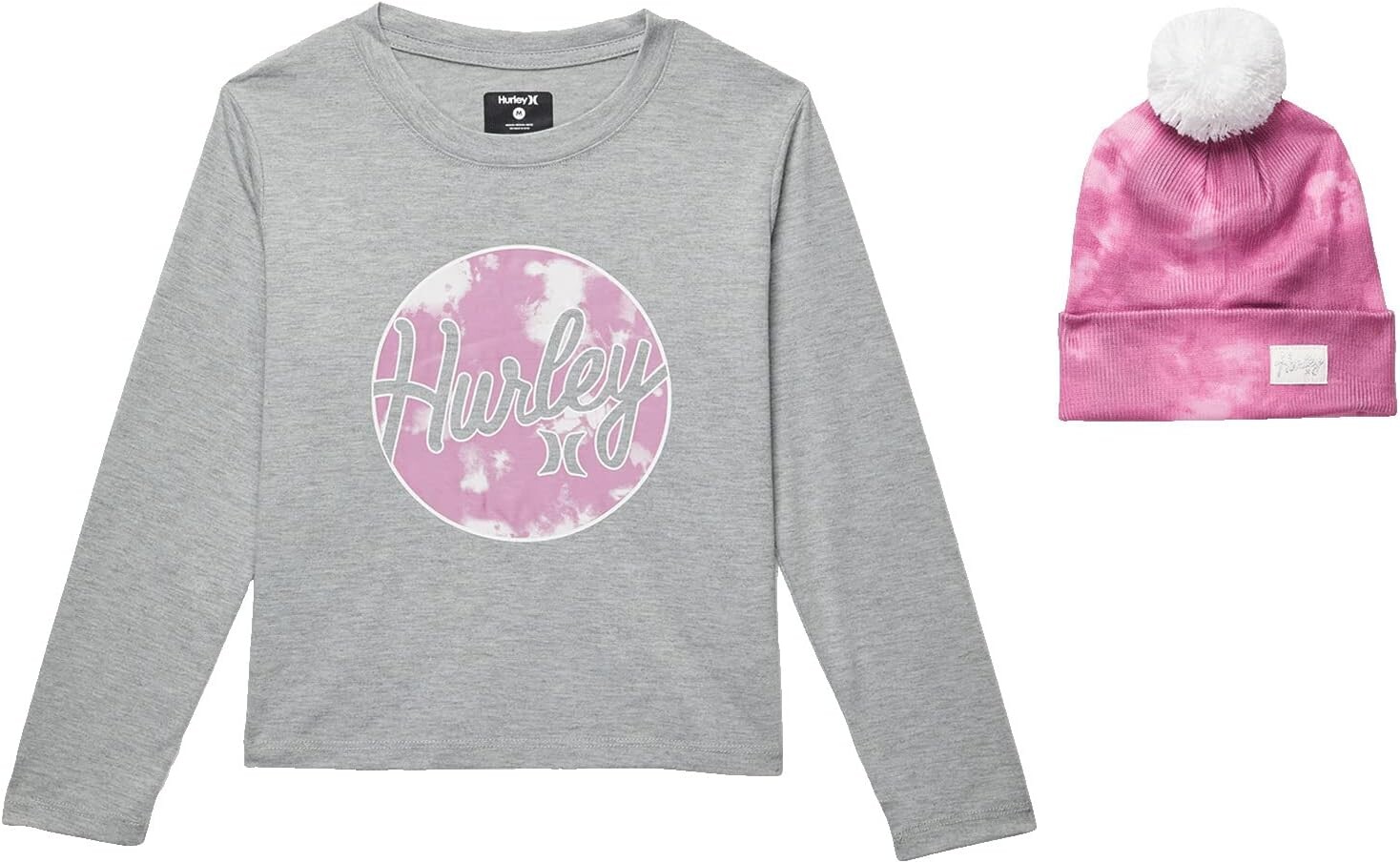Детский набор Hurley Long Sleeve Tee with Pom Beanie, цвет Dark Grey Heather
Детский набор Hurley Long Sleeve Tee with Pom Beanie, цвет Dark Grey Heather