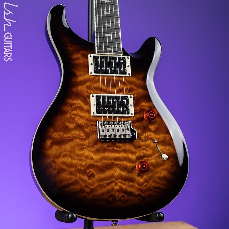 Электрогитара PRS SE Custom 24 Quilt Black Gold Sunburst Electric Guitar
Электрогитара PRS SE Custom 24 Quilt Black Gold Sunburst Electric Guitar