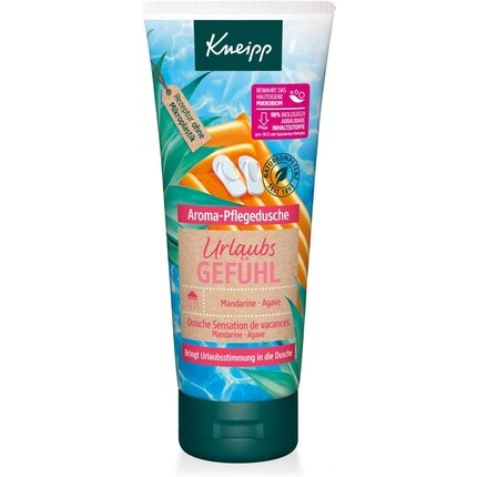 Летний гель для душа Aroma Care Shower Holiday Feel с эфирным маслом мандарина и экстрактом голубой агавы 200 мл, Kneipp
Летний гель для душа Aroma Care Shower Holiday Feel с эфирным маслом мандарина и экстрактом голубой агавы 200 мл, Kneipp